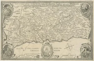 Scare Map of Canaan, 1670
