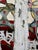 Contemporary Andrea Stella "I Walk in the Art" Red Gold Leaf Oil Mixed Media Painting, Figurative, Italian Contemporary Art, 2010 For Sale - Image 3 of 8
