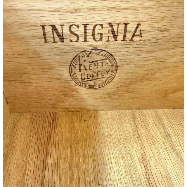 Mid-Century Modern Kent Coffey Insignia Walnut High Chest For Sale - Image 9 of 9