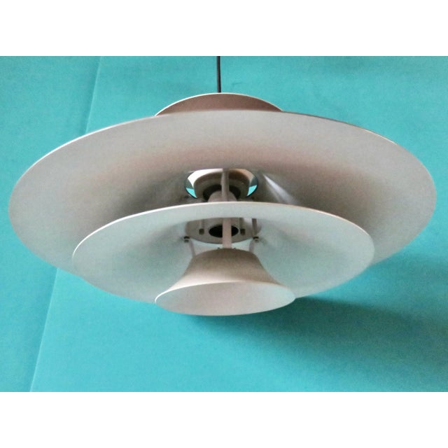 Fog & Mørup Tricolor Suspension Light by Erik Balslev for Fog & Mørup, Denmark, 1975 For Sale - Image 4 of 8