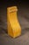 1910s Set of Two C. 1910 Craftsman Wooden Corbels in Mustard Yellow For Sale - Image 5 of 8