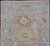Traditional Modern Floral Oushak With Sandy-Brown Background and a Sky Blue Border 2'7" X 4'0" For Sale - Image 3 of 10
