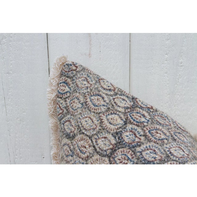 Ash Bark Nomadic Moroccan Lumbar Pillow For Sale In Los Angeles - Image 6 of 9