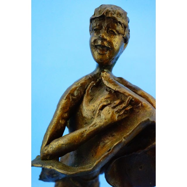 Augusto Conti, Nude Woman Gust of Wind, 1960s, Bronze For Sale - Image 13 of 18