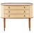 Bureau in Mahogany and White Artificial Leather attributed to Halvdan Pettersson, 1950s For Sale - Image 9 of 9