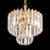 Mid-Century Modern Mid 20th Century Italian Mid-Century Modern Three Tiered Clear Lucite Waterfall Chandeliers - A Pair For Sale - Image 3 of 8