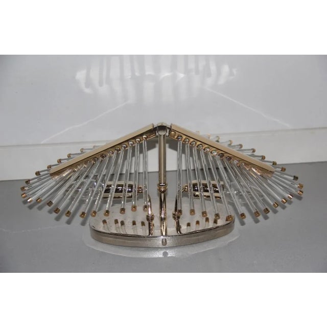 Gold Minimalist Ceiling Lamp by Gaetano Sciolari, 1970 For Sale - Image 8 of 13