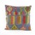 Vintage Colorful Handwoven Geometric Kilim Pattern Pillow For Sale - Image 10 of 10