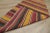 Textile 1980s Tribal Red Striped Runner Rug For Sale - Image 7 of 13
