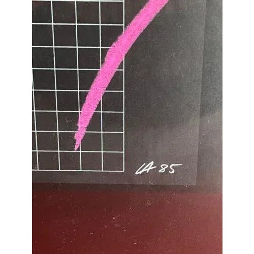 Postmodern 1980s Memphis Milano Style Graphic Postmodern New Wave Pop Art Prints - Set of 2 For Sale - Image 3 of 13