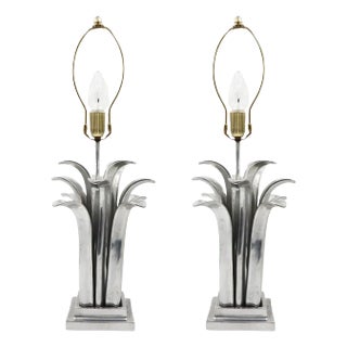 Pair of Mid Century Mexican Modernist Table Lamps For Sale