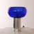 Very rare lamp from the 1970s by Doria Leuchten. Double-walled cobalt blue glass and cylindrical base. Extremely rare...