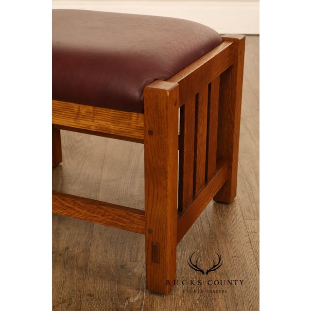 Stickley Mission Collection Oak Spindle Coffee Table For Sale - Image 18 of 18