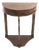 Vintage Semi-Round Empire Style Mahogany Console Table, Italy For Sale