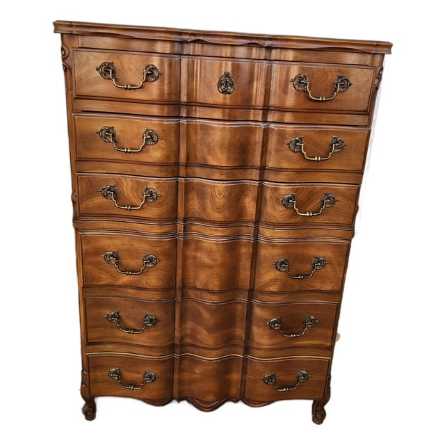 Vintage John Widdicomb Highboy Dresser For Sale