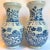 Contemporary Chinoiserie Porcelain Blue & White Aviary Vases - a Pair For Sale - Image 9 of 10
