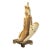 Chinese Chinese Cypress Wood Carved Irregular Shape Happy Buddha Statue For Sale - Image 3 of 7