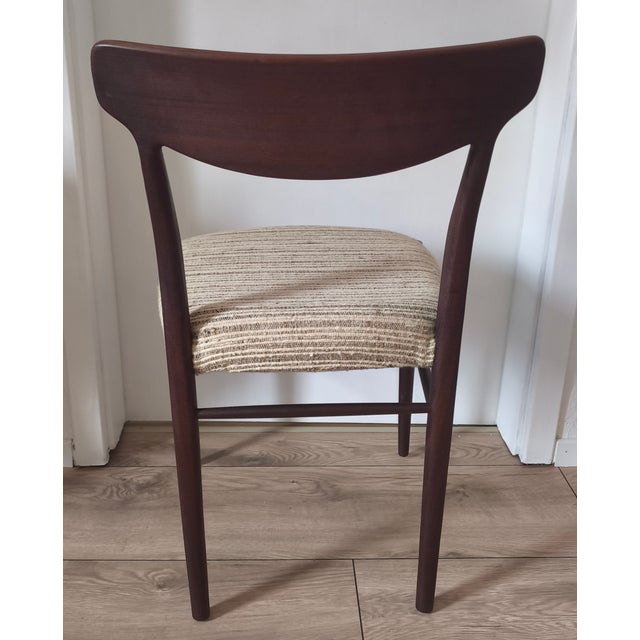 This set of four elegant dining chairs was designed by Gustav Herkströter for Lübke. Lübke is known for its beautifully...