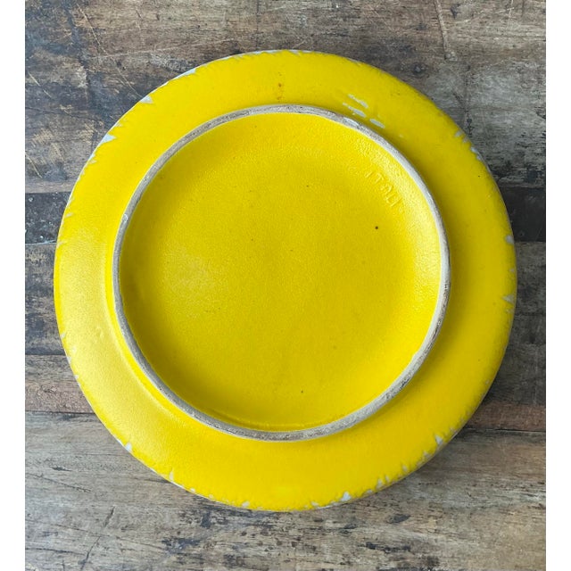 Vintage Italian Glazed Ceramic Ashtray For Sale - Image 10 of 12