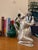 Arthur Court Stamped Authentic- Vintage 1979 Arthur Court Aluminum Frog Pitcher With Jade Green Eyes For Sale - Image 4 of 12