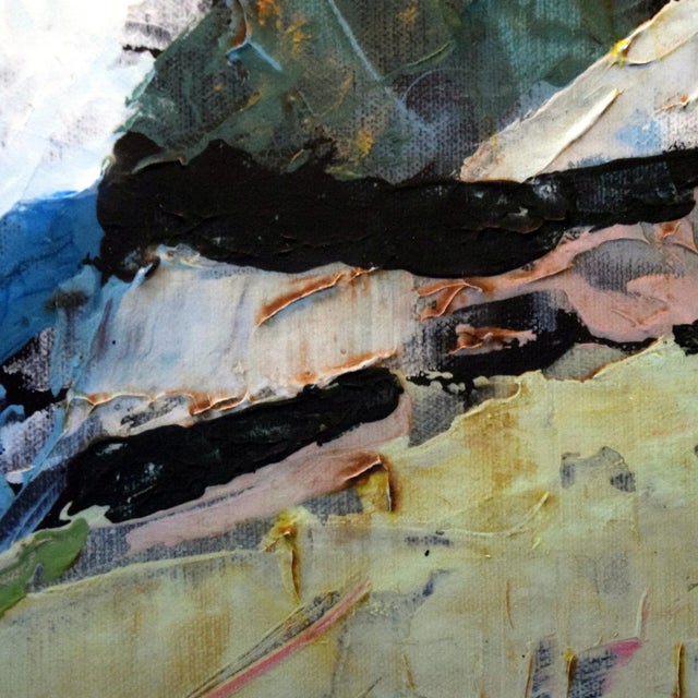 The Weight of Air VIII, 2019 Oil & wax on deep-fame canvas