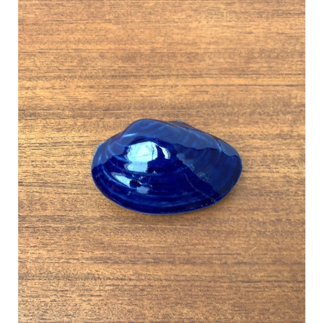 Vintage Ceramic Shell Sculpture For Sale - Image 9 of 18