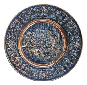 Copper Bas-Relief Beer Tavern, 1950s