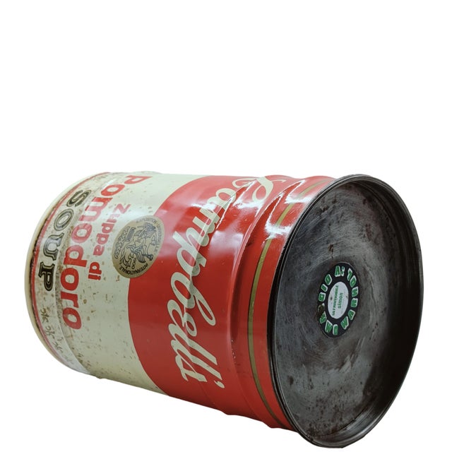 Red Andy Warhol Campbells Soup Can Stool by Dino Gavina for Studio Simon, Italy, 1970s For Sale - Image 8 of 10