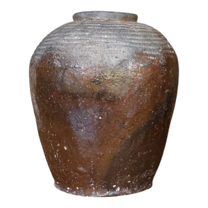 Stoneware Jar With Ash Glaze