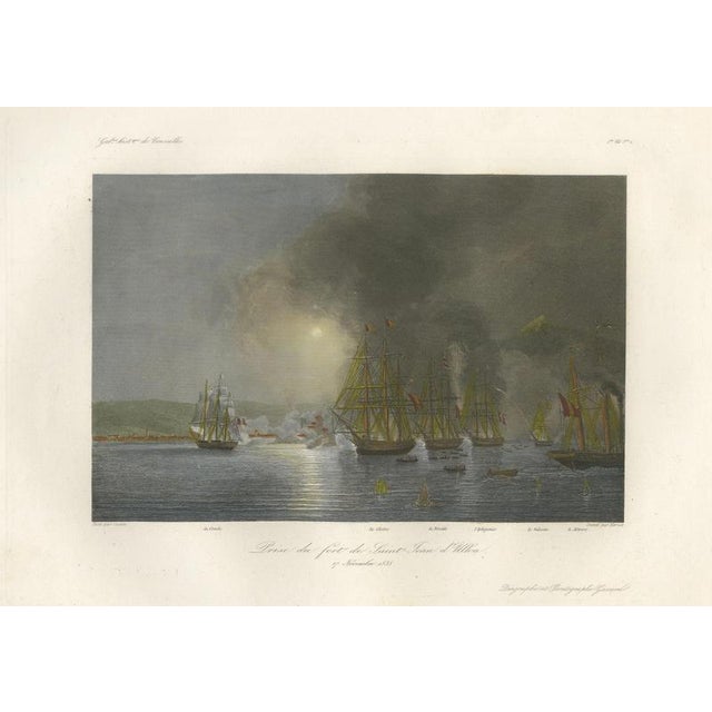 After Baron Théodore Gudin, French Capture of San Juan De Ulúa, Mexico, 1840, Engraving For Sale - Image 11 of 11