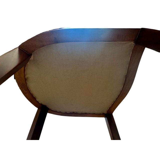 Vintage Empire Style Zebra Chairs - Set of 2 For Sale - Image 4 of 4