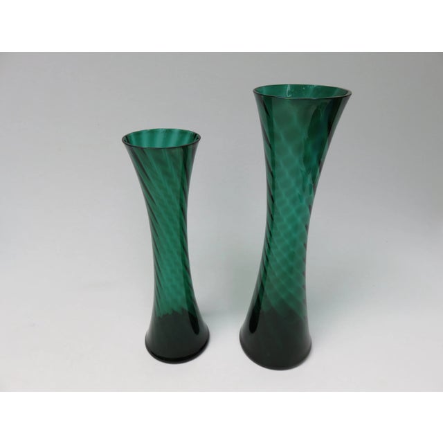 Mid-Century Glass Vases, Set of 7 For Sale - Image 11 of 16