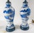 Metal 19th Century Pair of Chinese Blue and White Vases Mounted as Table Lamps For Sale - Image 7 of 12