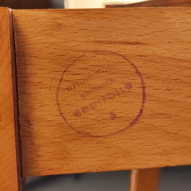 Dressing Table Desk with Mirror attributed to Gio Ponti for La Permanente di Cantù For Sale - Image 13 of 14