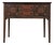 Vintage Regional American Solid Wood Sideboard/Entry Way Table Inlaid Geometric Patterning For Sale