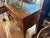 Antique Walnut Leather Top French Writing Desk For Sale - Image 4 of 7
