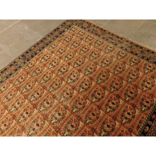 1900 Antique Persian Mahal Rug For Sale In Los Angeles - Image 6 of 13