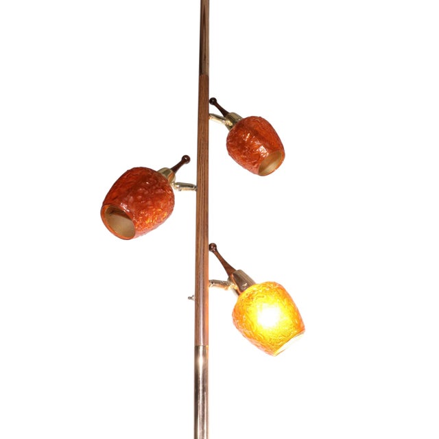 Mid Century Tension Pole Floor Lamp For Sale - Image 13 of 15