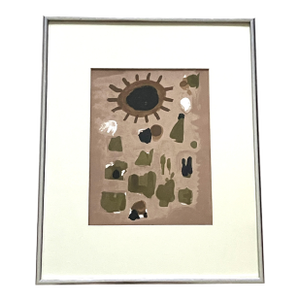 Roger Bissiere Lithograph on Velin Paper, Unsigned, Framed