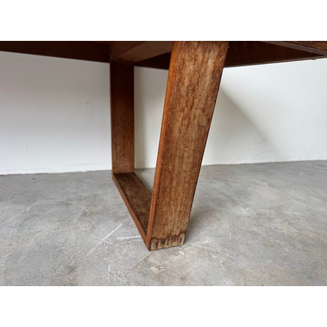 1970s Mid-Century George Nelson-Style Slatted Bench or Coffee Table For Sale - Image 9 of 12