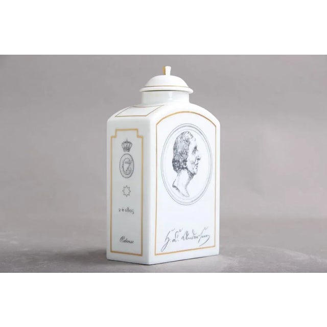 1970s Danish Tea Can with Lid from Bing & Grondahl For Sale - Image 5 of 10