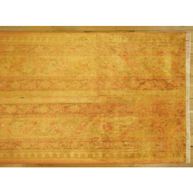 Traditional Early 20th Century Antique Indian Agra Rug - 5′0" × 2′1″ For Sale - Image 3 of 5