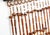Vintage Hippie Boho Door Way Wood Bead Curtain Hanging Brown Tan Room Divider For Sale - Image 10 of 10