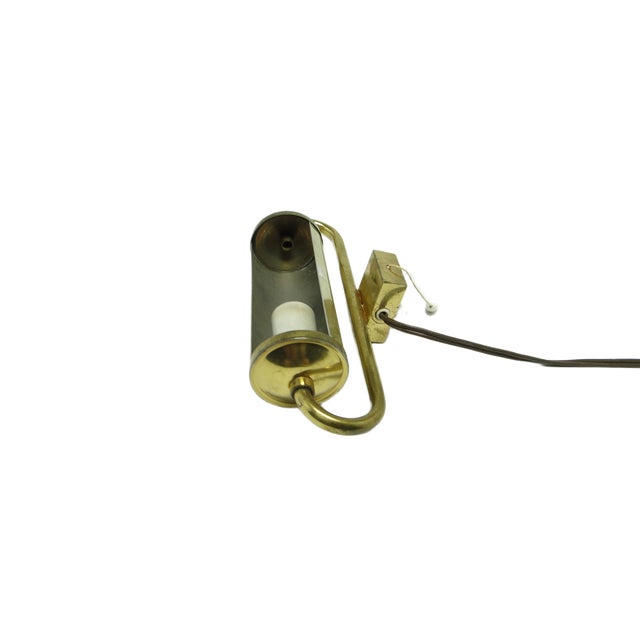 Art Deco Wall Lamp, Czechoslovakia, 1950s For Sale - Image 6 of 10