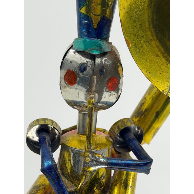 Vintage Mexican Tin Soldiers, Whimsical Mexican Folk Art For Sale - Image 9 of 14
