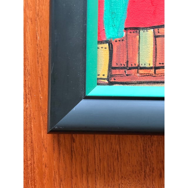Original Whimsical and Colorful Dog Painting For Sale In Seattle - Image 6 of 8