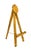 Vintage Italian Florentine Italian Gold Giltwood Shell Motif Easel, Hand-Carved Gold Leaf Display Stand - Hollywood Regency For Sale - Image 9 of 15