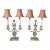 Silvered Bronze Candelabra Lamps by Pairpoint - A Pair For Sale