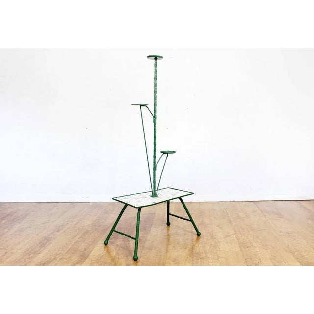 1970s Mid-Century Plant Stand For Sale - Image 5 of 9