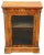 Antique Inlaid Burr Walnut Pier Display Cabinet, 1880s For Sale - Image 10 of 10